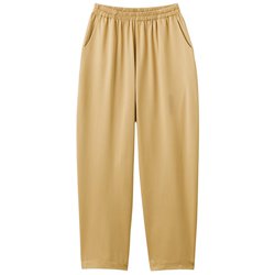 裏起毛ゆるり楽ちんパンツ キャメル 3L