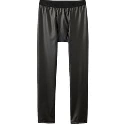 防風保温ストレッチパンツ メンズ ブラック L