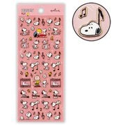 シール スヌーピー フチドリ 音楽2 ELS-851-576