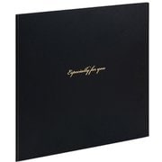 写真台紙 スクエア 六ツ切判2面 ブラック VM6P-401-D