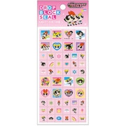 ドロップブロックシール パワーパフガールズ ピンク