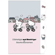 【限定】 ダイカットクリアファイル5P ホワイトタイガーとブラックタイガー×サンリオキャラクターズ P S2176068