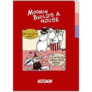 【限定】 クリアファイル A5 3P MOOMIN レッド S2175916