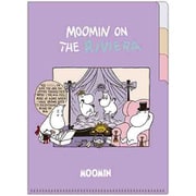 【限定】 クリアファイル A5 3P MOOMIN パープル S2175924