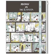 【限定】 ゴムバンド付きクリアファイル5P+F MOOMIN コミック ミントグリーン S2175967