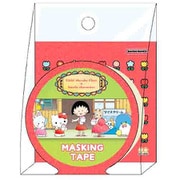 【限定】 マスキングテープ ちびまる子ちゃん×サンリオキャラクターズ R(レッド) S8816492