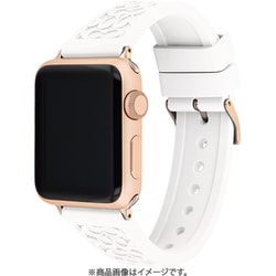 Apple Watch（38/40/41mm）用 バンド ホワイトシグニチャーシリコン 14700041