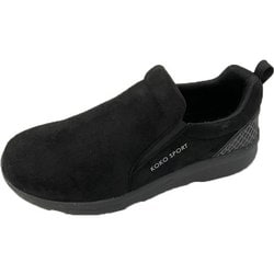 KLS5611 [レディース ウォーキングスニーカー ブラック 24.0cm]