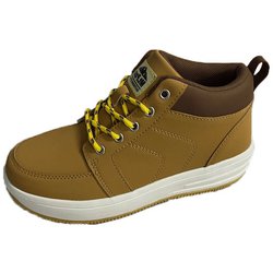 MLS5803 [レディース 厚底撥水スニーカー キャメル 24.5cm]