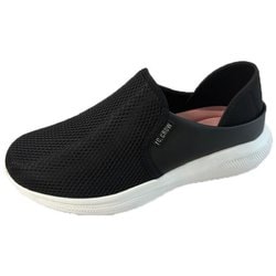 FLH5987 [レディース 軽量2WAYスニーカー ブラック S（22.5～23.0cm）]