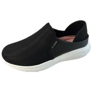 FLH5987 [レディース 軽量2WAYスニーカー ブラック L（24.5～25.0cm）]