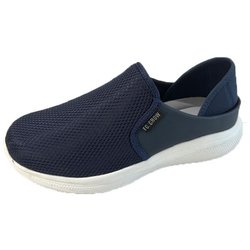 FLH5987 [レディース 軽量2WAYスニーカー ネイビー S（22.5～23.0cm）]