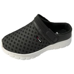 FMH1476 [メンズ 軽量2WAYクロッグサンダル ブラック LL（27.0～27.5cm）]