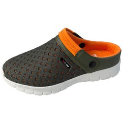 FMH1476 [メンズ 軽量2WAYクロッグサンダル カーキ LL（27.0～27.5cm）]