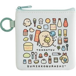 CA78603 すみっコぐらし フラットポーチ すみっコのおきにいり テーマ とんかつ