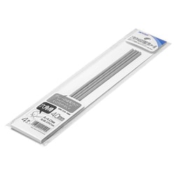 OM-519 プラ＝材料【グレー】 六角棒 4.0mm 4本入 [プラモデル用品]