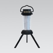 オーロラ 充電式LEDランタン AURORA LED LANTERN 三脚スタンド 懐中電灯 3WAY 小型 360°配光 IPX4 ブラック DS-01G