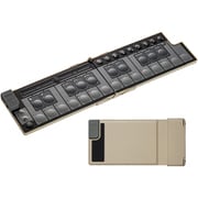 コンパクトMIDIキーボード nanoKEY Fold 折りたたみ 多機能 サンドベージュ NANOKEY-FD SB