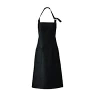 胸当てエプロン首掛け型 ブラック KZN497-15