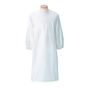 防水エプロン（袖あり） M ホワイト 507-90