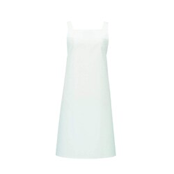 胸当てエプロン ホワイト 584-20