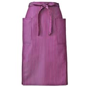 腰下エプロンミドル丈 ワインストライプ APK488-S81