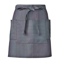 サロンエプロン ブラウンストライプ APK492-S33