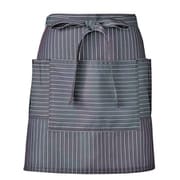 サロンエプロン ブラウンストライプ APK492-S33