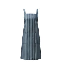 胸当てエプロン ブラックストライプ APK499-S5