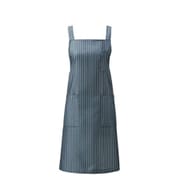 胸当てエプロン ブラックストライプ APK499-S5