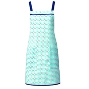 胸当てエプロン ブルー KZN910-71