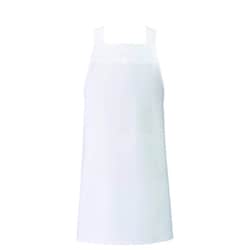 胸当てエプロン ホワイト 594-40