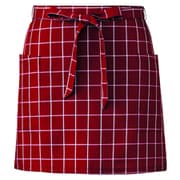 サロンエプロン ワインチェック APK492-K81