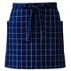 サロンエプロン ネイビーチェック APK492-K8