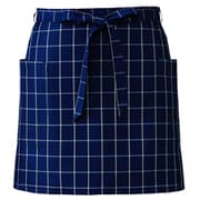 サロンエプロン ネイビーチェック APK492-K8