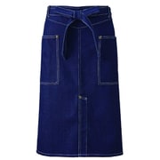 ミドルエプロン インディゴブルー APK781-98