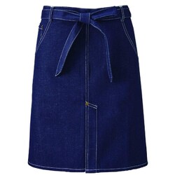 ミドルエプロン インディゴブルー APK783-98