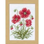 刺しゅうキット 12ヶ月の花フレーム 4月 ポピー 7509