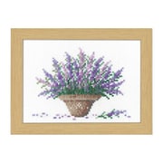 刺しゅうキット 12ヶ月の花フレーム 7月 ラベンダー 7513