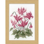 刺しゅうキット 12ヶ月の花フレーム 11月 シクラメン 7518
