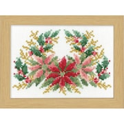 刺しゅうキット 12ヶ月の花フレーム 12月 ポインセチア 7519