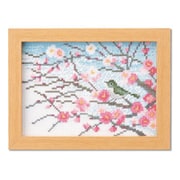 刺しゅうキット 12ヶ月の小さな花風景 2月 梅と小鳥 7542