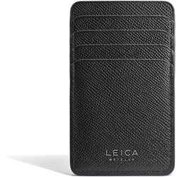 Leica Cardholder vertical leather black 96806