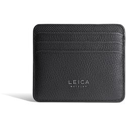 Leica Cardholder horizontal leather black 96805