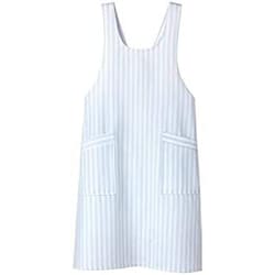 予防衣エプロン（レディス） L Tロイヤルブルー 75-021