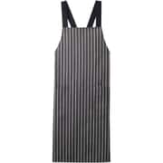 エプロン 兼用 チャコールストライプ 5-851