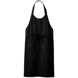 エプロン 兼用 黒 5-862