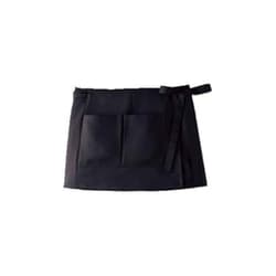 サロンエプロン 兼用 黒 9-1161