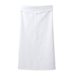 ロングエプロン 兼用 白 9-1281