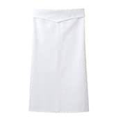 ロングエプロン 兼用 白 9-1281